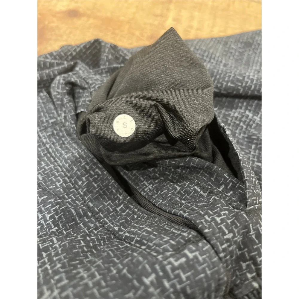 Men's Lululemon THE Short Lined Geometric Pattern Navy Short(2770)